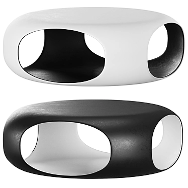 Pebble Bonaldo Coffee Table: Contemporary Elegance 3D model image 1 