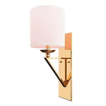 Elegant Anthology Wall Sconce 3D model image 1 