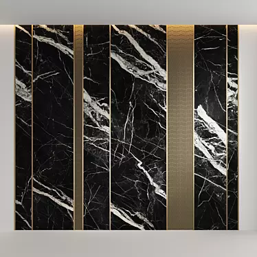 Marquina Black + Gravity Wave Porcelanosa