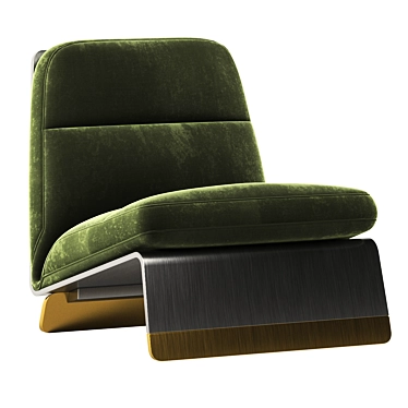  Stylish Greta Lounge Chair: 3D Model 3D model image 1 