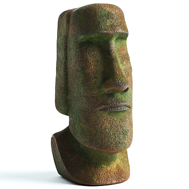 Mystical Moai Statue for Exquisite Gardens 3D model image 1 
