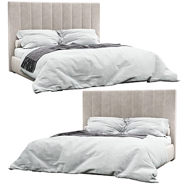 Gomer Bed: Modern, Stylish, and Versatile 3D model image 1 