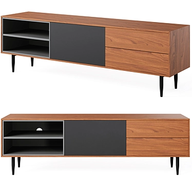 Cosmo Itan TV Stand - Stylish and Functional 3D model image 1 