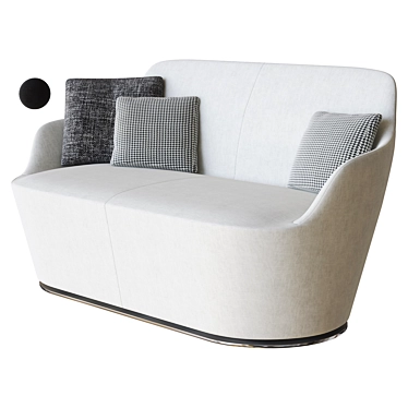 Elegant Harbor Sofa: B&B Italia 3D model image 1 