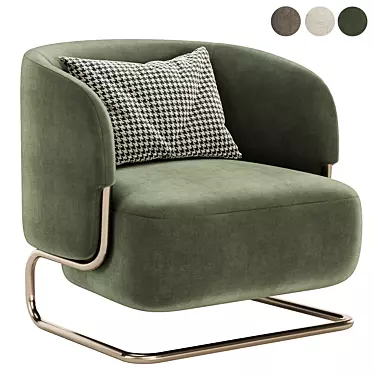 Elegant Comfort: Marabu Armchair 3D model image 1 