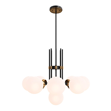 Z-Lite Parsons 9-Light Chandelier 3D model image 1 