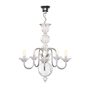 Elegant Wranovsky Clerius Crystal Chandelier 3D model image 1 