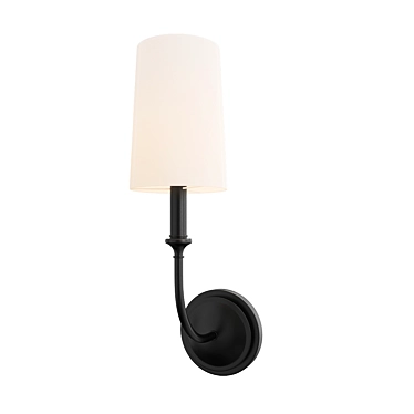 Contemporary Charleston Wall Sconce 3D model image 1 