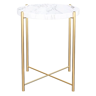 Ikea Decor Hack: Stylish Side Table 3D model image 1 