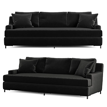 Elegant Liaigre Don Juan Sofa 3D model image 1 