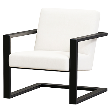 Brookline Chair: Stylish and Versatile Seating 3D model image 1 