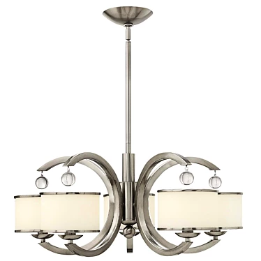 Hinkley Monaco Chandelier: Elegant Lighting Solution 3D model image 1 