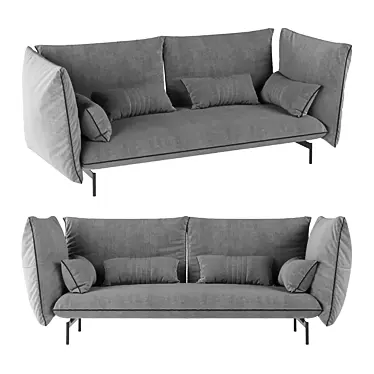 Versatile Ice Breaker Sofa 3D model image 1 