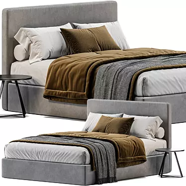 Lema SEMILLON Bed: Elegant and Functional Bedroom Furniture 3D model image 1 