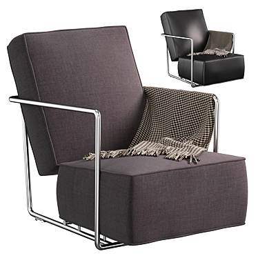 Modern A.B.C. Armchair: Stylish Design for Ultimate Comfort 3D model image 1 