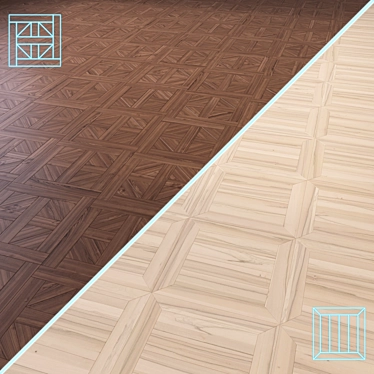 Title: 3D Parquet Flooring Module 3D model image 1 