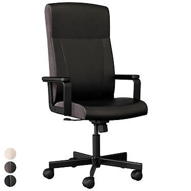 Elegant Millberget Swivel Chair 3D model image 1 