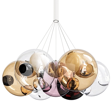 Bocci Cluster: Modern Lighting Fixture 3D model image 1 