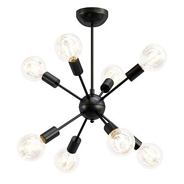 Vitaluce V4336 8-Light Chandelier 3D model image 1 