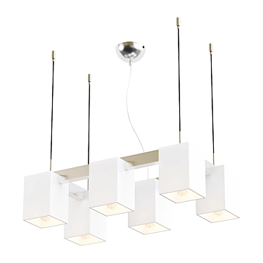 Modern Lightstar Qubica 805060 Pendant 3D model image 1 