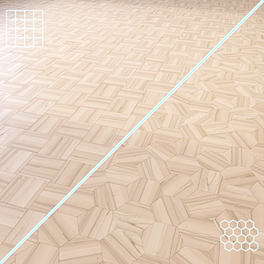 3D Wood Floor Model | High Quality 3D model image 1 