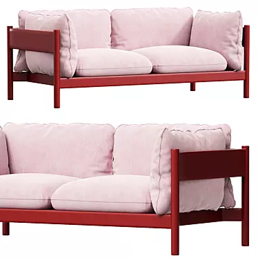 Modern ARBOUR 2 Seater Sofa 3D model image 1 