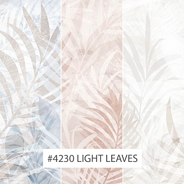 Light Leaves Eco Wallpapers | Creativille 3D model image 1 