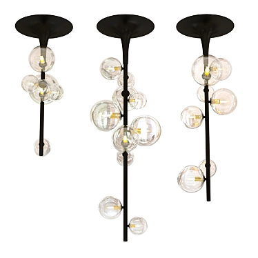 Elegant IONA Lighting Fixture 3D model image 1 