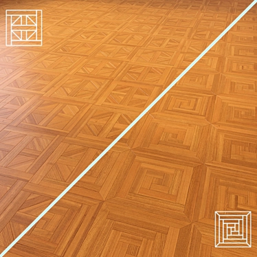 Luxury Parquet Flooring 3D model image 1 