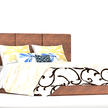 Cozy Relaxing Bedroom Sofa 3D model image 1 