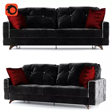 Soho Sofa Bed: Stylish and Comfortable 3D model image 1 