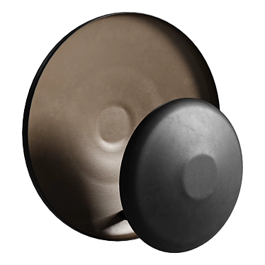 Naton Wall Light: Eclipse Illumination 3D model image 1 