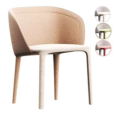 Elegant Lepel Smooth Table: Sleek Functional Design 3D model image 1 