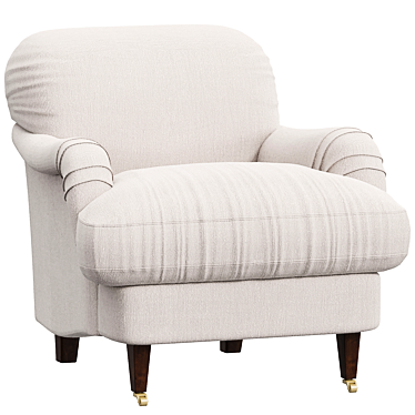 Hayes Club Chair: Elegant and Comfortable 3D model image 1 