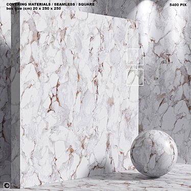 Seamless Stone Marble - Set 181 3D model image 1 