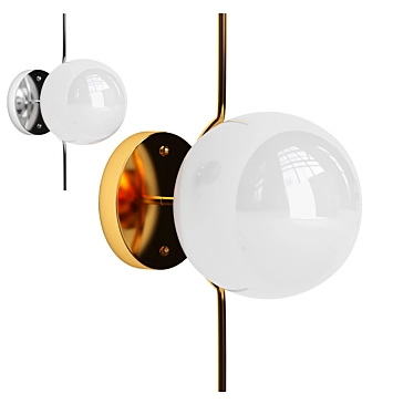 Elegant B.LUX C Ball Wall Lamps 3D model image 1 