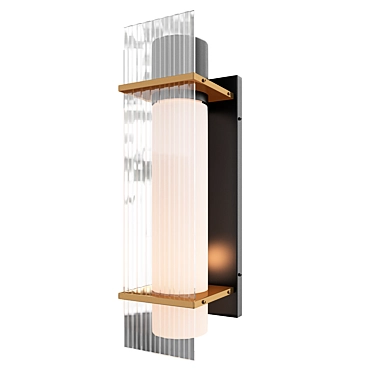 BODIE LED Outdoor Sconce: Sleek Illumination for Every Space 3D model image 1 