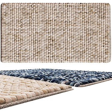 Handmade Woolen Carpet | 600x900mm & 600x1100mm 3D model image 1 