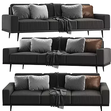 Contemporary Carlton Sofa 2017 3D model image 1 