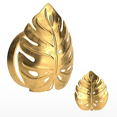 Leaf Wall Lamp: Odeon Light 4864 3D model image 1 