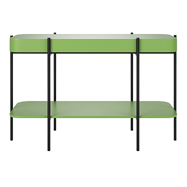 Elegante Console Scrivania 3D model image 1 