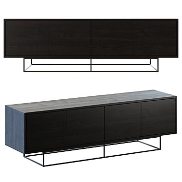 Modern Ossa TV Unit 3D model image 1 