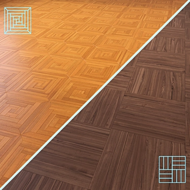 Premium 3D Wood Parquet 3D model image 1 