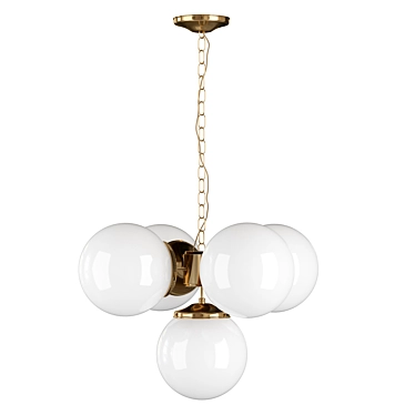 Elegant MULLAN Chandelier 3D model image 1 