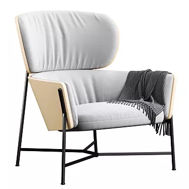 Modern and Stylish SP01 Caristo Armchair 3D model image 1 