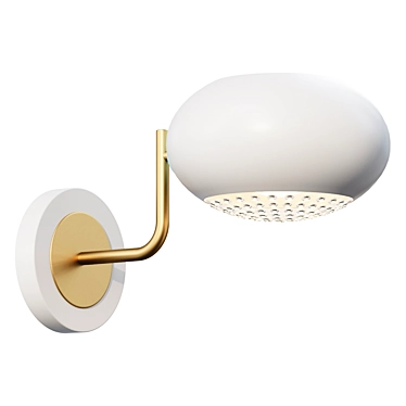 Elegant Wall Sconce Lighting 3D model image 1 