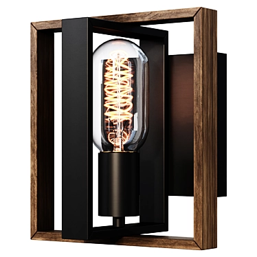 Bastion 3 Wall Sconce: Elegant Illumination 3D model image 1 