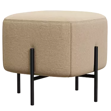 Modern Cat Pouf 3D model image 1 