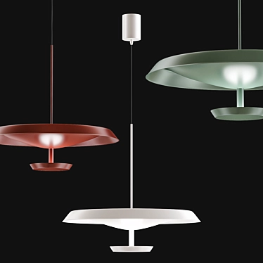 Lucretia: Stylish Design Lamp 3D model image 1 