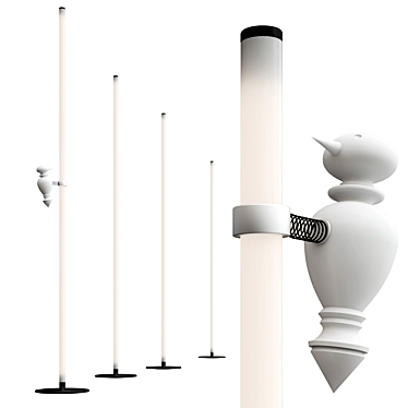 ACCIPICCHIO Floor Lamp by Karman 3D model image 1 